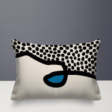 Gabi Abstract Reversible Indoor/Outdoor Rectangular Pillow