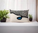 Gabi Abstract Reversible Indoor/Outdoor Rectangular Pillow