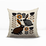 Gario Rabbit Reversible Indoor/Outdoor Square Pillow
