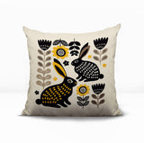 Gario Rabbit Reversible Indoor/Outdoor Square Pillow