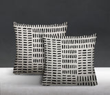 Garto Abstract Reversible Indoor/Outdoor Square Pillow