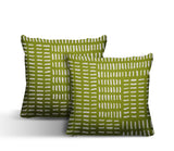 Garto Abstract Reversible Indoor/Outdoor Square Pillow