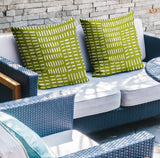 Garto Abstract Reversible Indoor/Outdoor Square Pillow