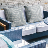 Garto Abstract Reversible Indoor/Outdoor Square Pillow