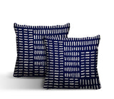 Garto Abstract Reversible Indoor/Outdoor Square Pillow