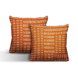 Garto Abstract Reversible Indoor/Outdoor Square Pillow