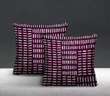 Garto Abstract Reversible Indoor/Outdoor Square Pillow