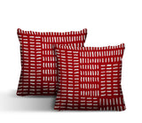 Garto Abstract Reversible Indoor/Outdoor Square Pillow