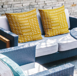 Garto Abstract Reversible Indoor/Outdoor Square Pillow