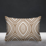 Gateson Abstract Outdoor Reversible Throw Rectangular Pillow