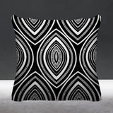 Gateson Abstract Outdoor Reversible Throw Square Pillow