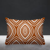 Gateson Abstract Outdoor Reversible Throw Rectangular Pillow