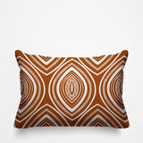 Gateson Abstract Outdoor Reversible Throw Rectangular Pillow