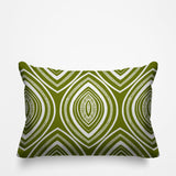 Gateson Abstract Outdoor Reversible Throw Rectangular Pillow