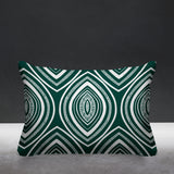Gateson Abstract Outdoor Reversible Throw Rectangular Pillow