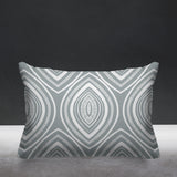 Gateson Abstract Outdoor Reversible Throw Rectangular Pillow