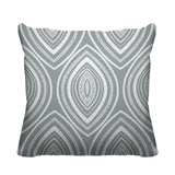 Gateson Abstract Outdoor Reversible Throw Square Pillow