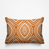 Gateson Abstract Outdoor Reversible Throw Rectangular Pillow