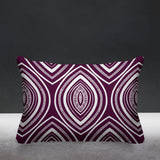 Gateson Abstract Outdoor Reversible Throw Rectangular Pillow