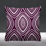 Gateson Abstract Outdoor Reversible Throw Square Pillow