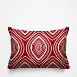 Gateson Abstract Outdoor Reversible Throw Rectangular Pillow