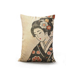 Geisha Faux Linen Lumber Pillow