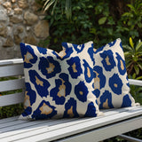 Gelle Zebra Print Indoor/Outdoor Reversible Square Pillow