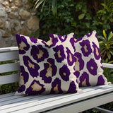 Gelle Zebra Print Indoor/Outdoor Reversible Square Pillow