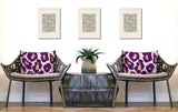 Gelle Zebra Print Indoor/Outdoor Reversible Rectangular Pillow
