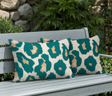 Gelle Zebra Print Indoor/Outdoor Reversible Rectangular Pillow