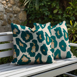 Gelle Zebra Print Indoor/Outdoor Reversible Square Pillow