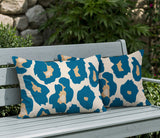 Gelle Zebra Print Indoor/Outdoor Reversible Rectangular Pillow