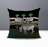 Gia Zebra Reversible Indoor/Outdoor Square Pillow