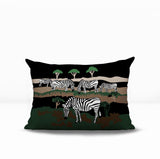 Gia Zebra Reversible Indoor/Outdoor Rectangle Pillow
