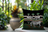 Gia Zebra Reversible Indoor/Outdoor Rectangle Pillow