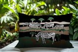 Gia Zebra Reversible Indoor/Outdoor Rectangle Pillow