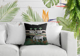 Gia Zebra Reversible Indoor/Outdoor Square Pillow