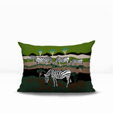Gia Zebra Reversible Indoor/Outdoor Rectangle Pillow