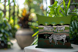 Gia Zebra Reversible Indoor/Outdoor Square Pillow