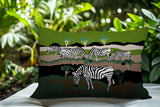 Gia Zebra Reversible Indoor/Outdoor Rectangle Pillow