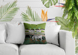 Gia Zebra Reversible Indoor/Outdoor Rectangle Pillow