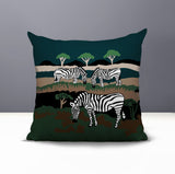 Gia Zebra Reversible Indoor/Outdoor Square Pillow