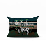 Gia Zebra Reversible Indoor/Outdoor Rectangle Pillow
