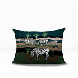 Gia Zebra Reversible Indoor/Outdoor Rectangle Pillow