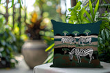 Gia Zebra Reversible Indoor/Outdoor Square Pillow