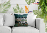 Gia Zebra Reversible Indoor/Outdoor Rectangle Pillow