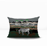 Gia Zebra Reversible Indoor/Outdoor Rectangle Pillow