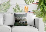 Gia Zebra Reversible Indoor/Outdoor Square Pillow
