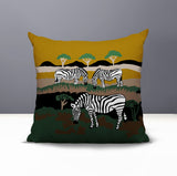 Gia Zebra Reversible Indoor/Outdoor Square Pillow
