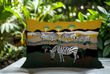 Gia Zebra Reversible Indoor/Outdoor Rectangle Pillow